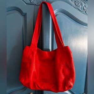 Elegant Red Shoulder Bag